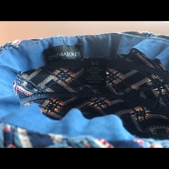 Vintage Cynthia Rowley summer woven hat - Picture 5 of 8